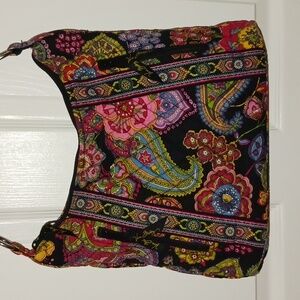 Vera Bradley Multi-Colored Hobo Bag with Paisley Print